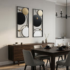 2-Piece Celestial Metal Wall Art Set, 36"