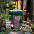 Gnome Tree Stump MgO Indoor and Outdoor Sculpture Side Table