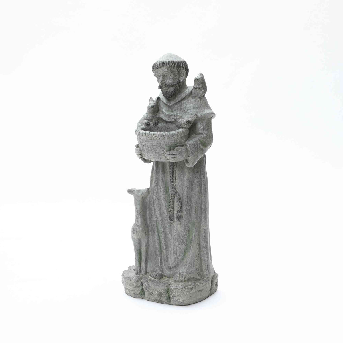 Saint Francis with Birdfeed Garden MgO Statue