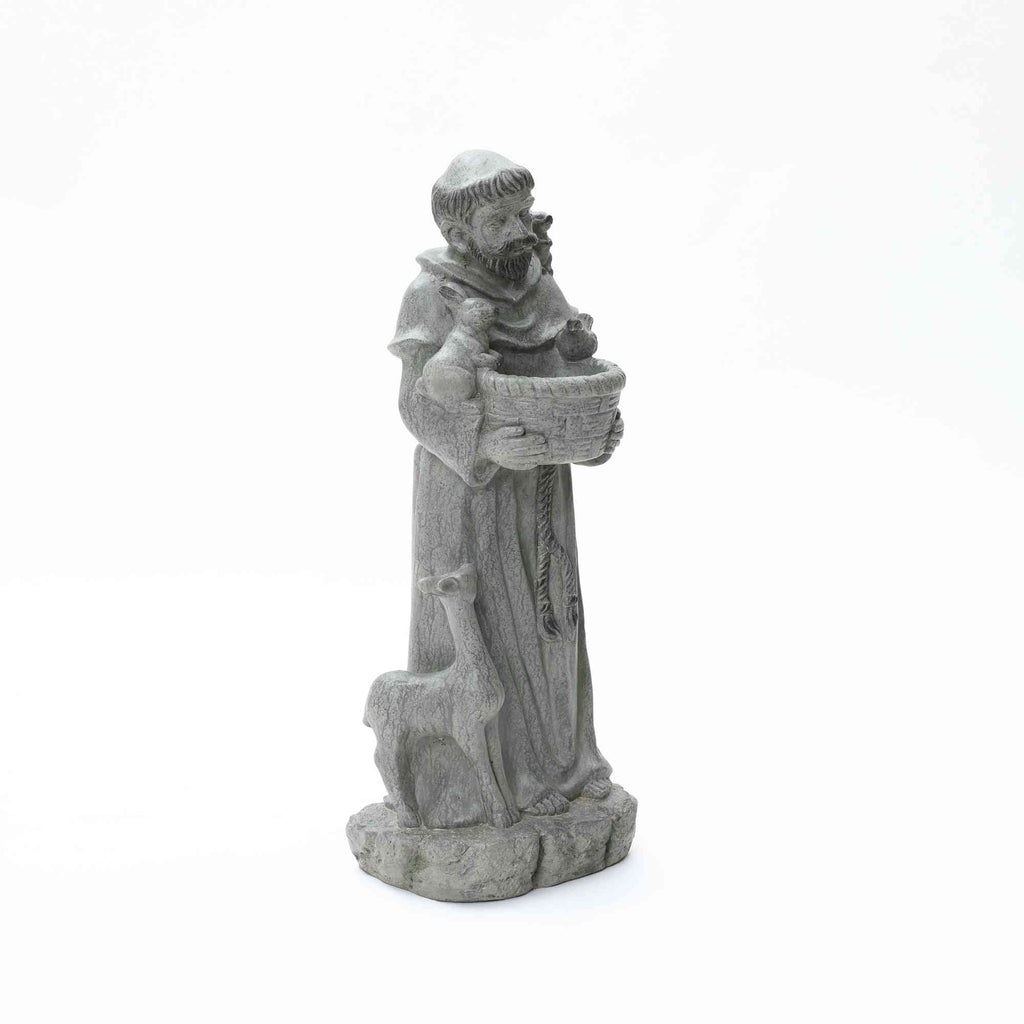 Saint Francis with Birdfeed Garden MgO Statue