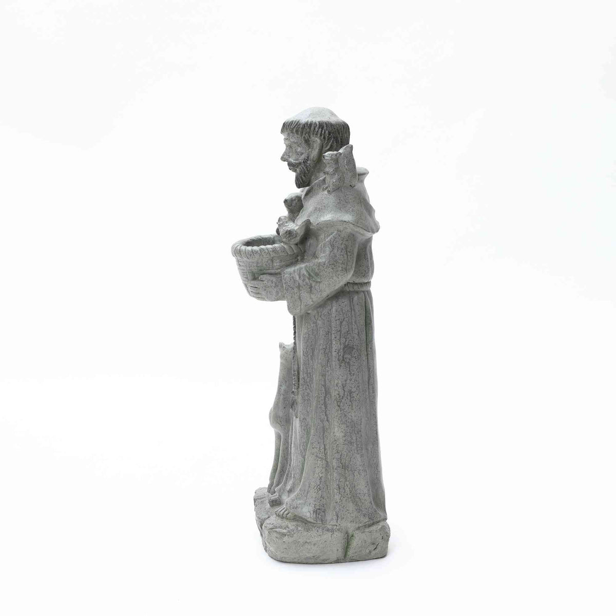 Saint Francis with Birdfeed Garden MgO Statue