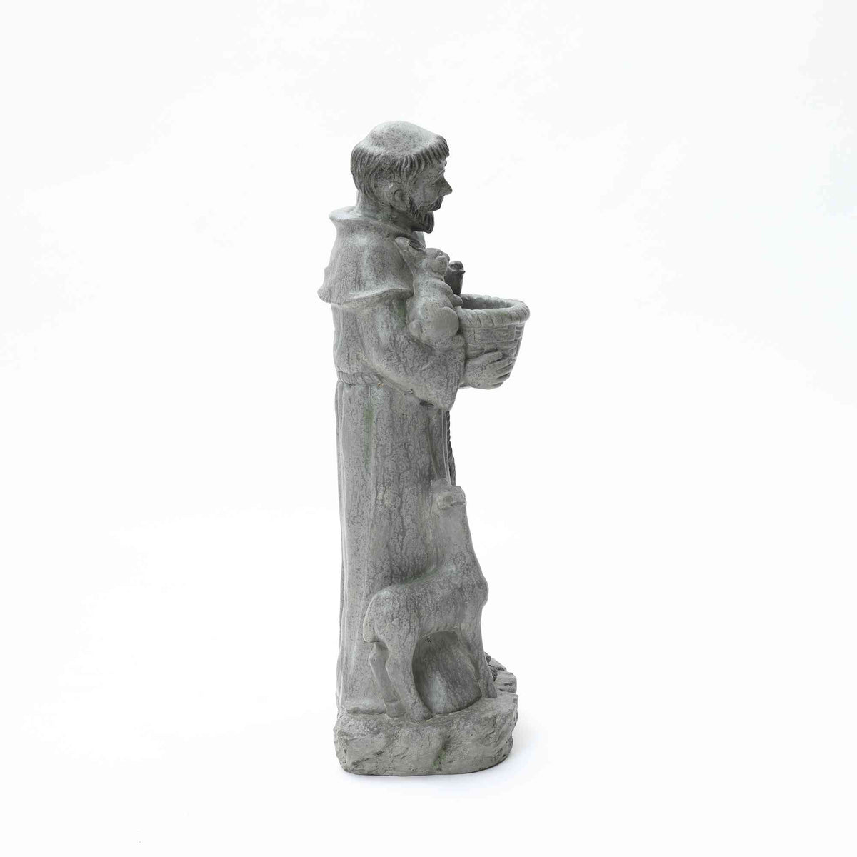 Saint Francis with Birdfeed Garden MgO Statue