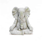 Meditating Zen Elephant Garden MgO Statue