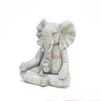 Meditating Zen Elephant Garden MgO Statue