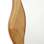 Asymmetrical Arcus Wood Wall Mirror, 39.5"