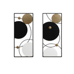 2-Piece Celestial Metal Wall Art Set, 36"