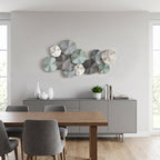 Abstract Lotus Metal Wall Art, 43"