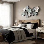 Abstract Lotus Metal Wall Art, 43"