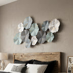 Abstract Lotus Metal Wall Art, 43"