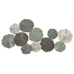 Abstract Lotus Metal Wall Art, 43"