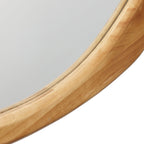Asymmetrical Drift Wood Wall Mirror, 31.5"