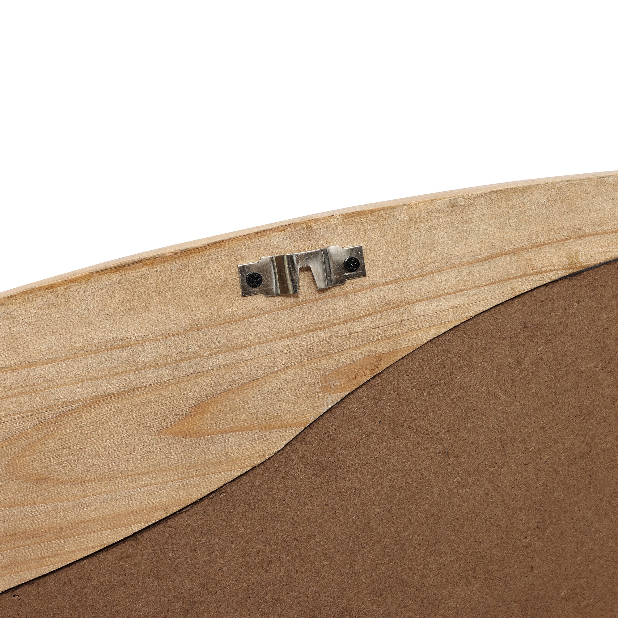 Asymmetrical Drift Wood Wall Mirror, 31.5"