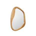 Asymmetrical Drift Wood Wall Mirror, 31.5"