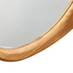 Asymmetrical Drift Wood Wall Mirror, 31.5"