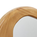 Asymmetrical Drift Wood Wall Mirror, 31.5"