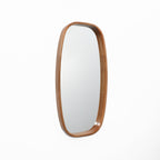 Rounded Rectangle Wood Wall Mirror, 31.5"