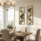 2-Piece Orbis Metal Wall Art Set, 36"