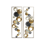 2-Piece Orbis Metal Wall Art Set, 36"