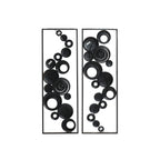 2-Piece Orbis Metal Wall Art Set, 36"