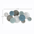 Abstract Eclipse Metal Wall Art, 48"