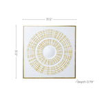 Radiant Metal Wall Art, 31.5"