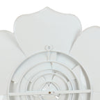 Bloom Metal Wall Art, White Gold, 25"