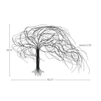 Windswept Tree Metal Wall Art, 58"