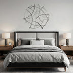 Abstract Sweep Metal Wall Art, 36"