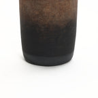 Tall Narrow Terracotta Vase, Brown Ombre, 15"