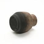 Round Bowl Terracotta Vase, Brown Ombre, 11.5"