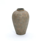 Tall Terracotta Urn Vase, Rustic Brown, 15"