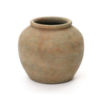 Round Terracotta Vase, Rustin Golden Brown, 10.5"