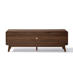 Centro Wood TV Console with Tapered Legs, 63"