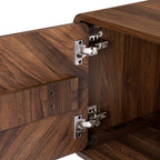 Centro Wood TV Console with Tapered Legs, 63"