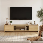 Zendic Wood TV Console Low-Profile, 69"