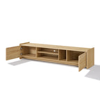 Zendic Wood TV Console Low-Profile, 69"