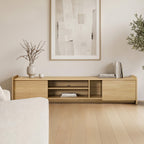 Zendic Wood TV Console Low-Profile, 69"