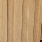 2-Door Fluted Wood Storage Cabinet, 31"