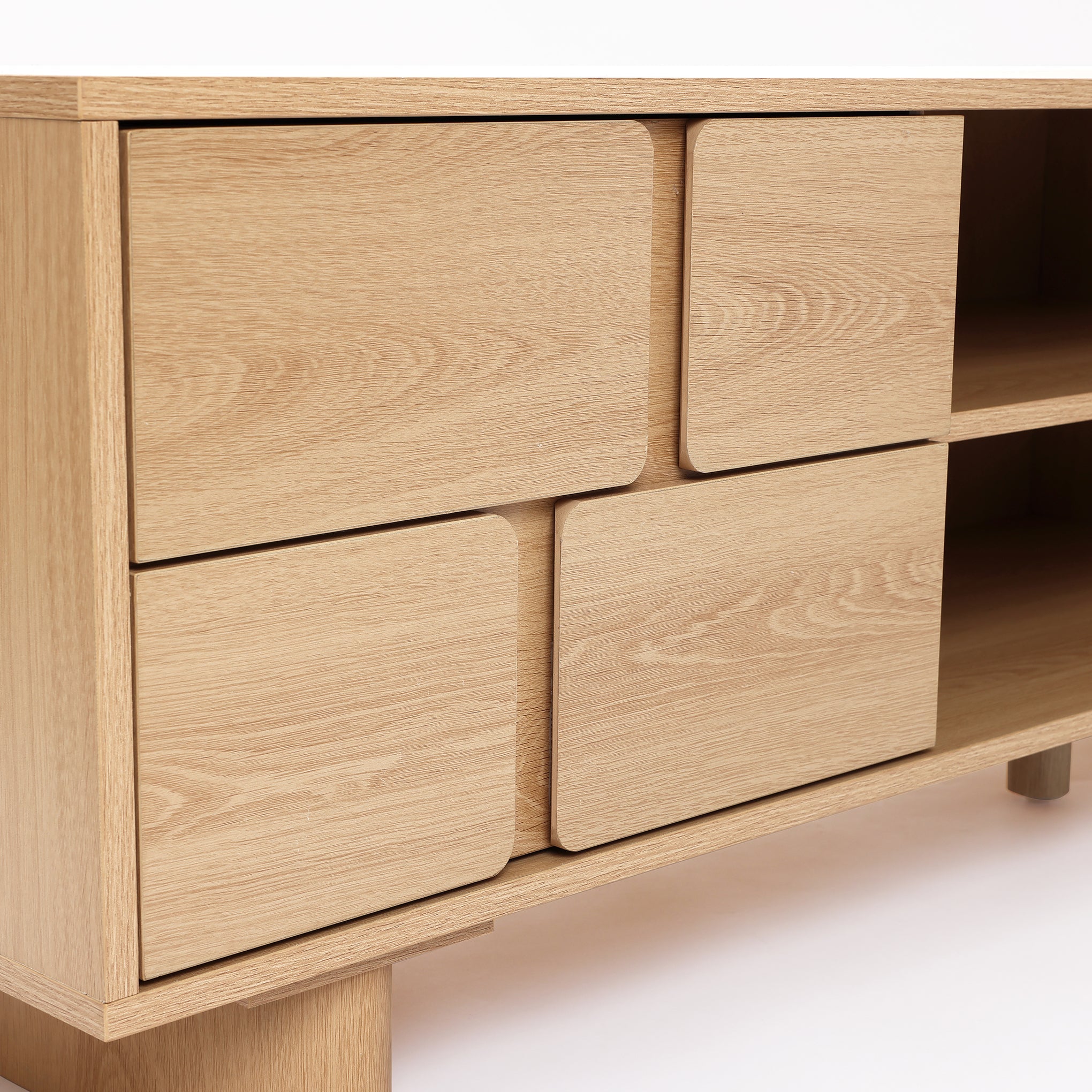 Zendic Wood TV Console, 63"