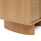 2-Drawer Blonde Birch Wood Nightstand, 20"