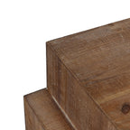 4-Drawer Retro Wood End Table, 30"