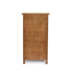 Carved Wood Accent Cabinet, Distressed White, 30"