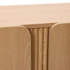 2-Door Zendic Wood Storage Cabinet, 31"