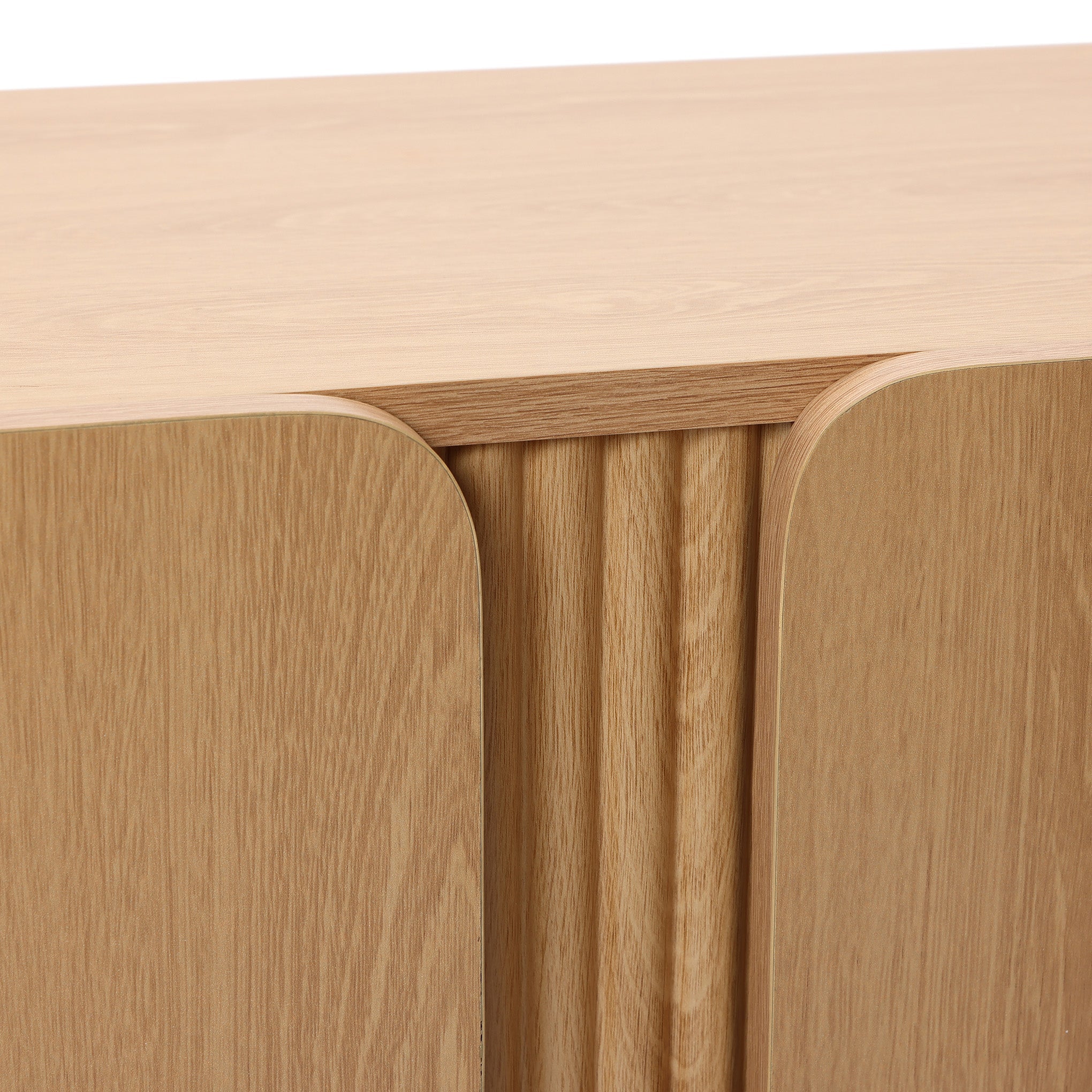 2-Door Zendic Wood Storage Cabinet, 31"