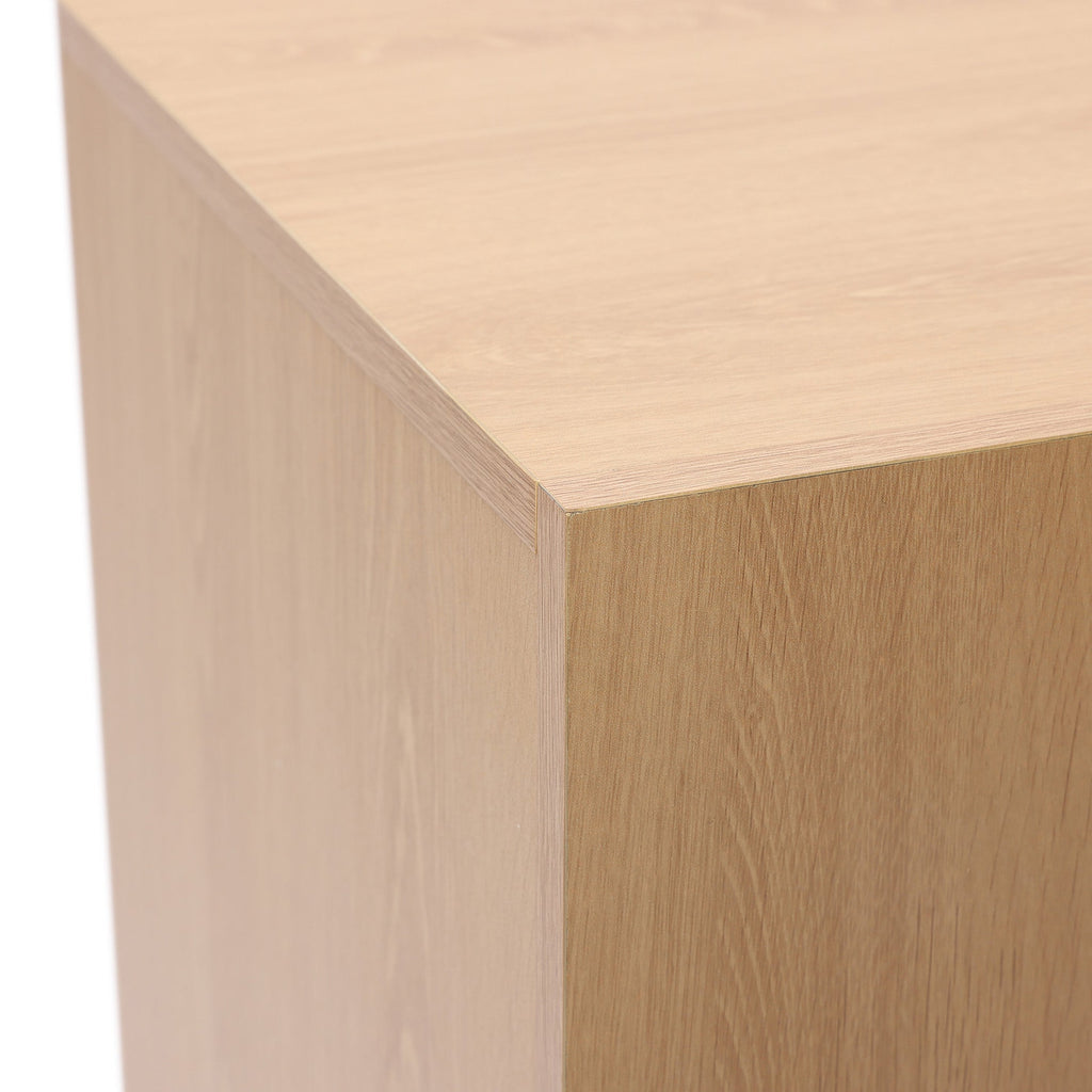2-Door Zendic Wood Storage Cabinet, 31"