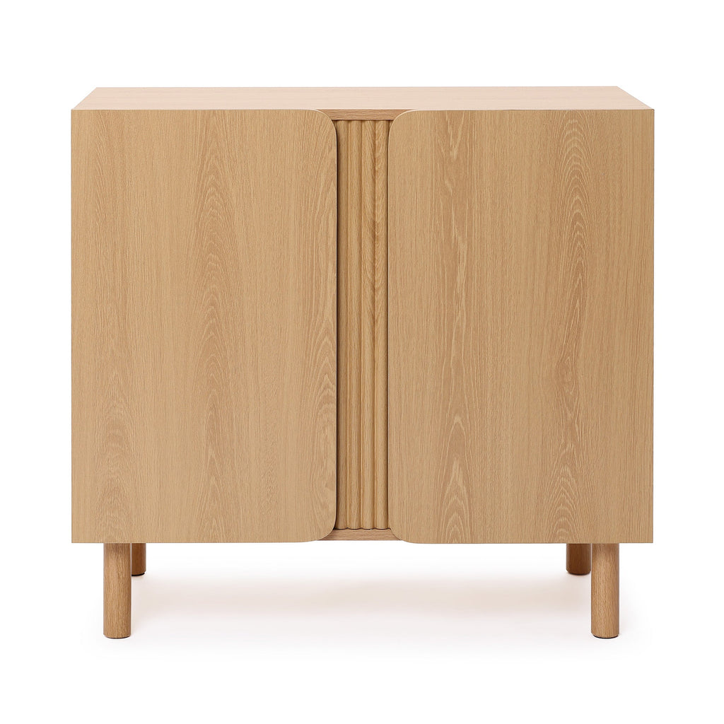 2-Door Zendic Wood Storage Cabinet, 31"