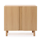 2-Door Zendic Wood Storage Cabinet, 31"