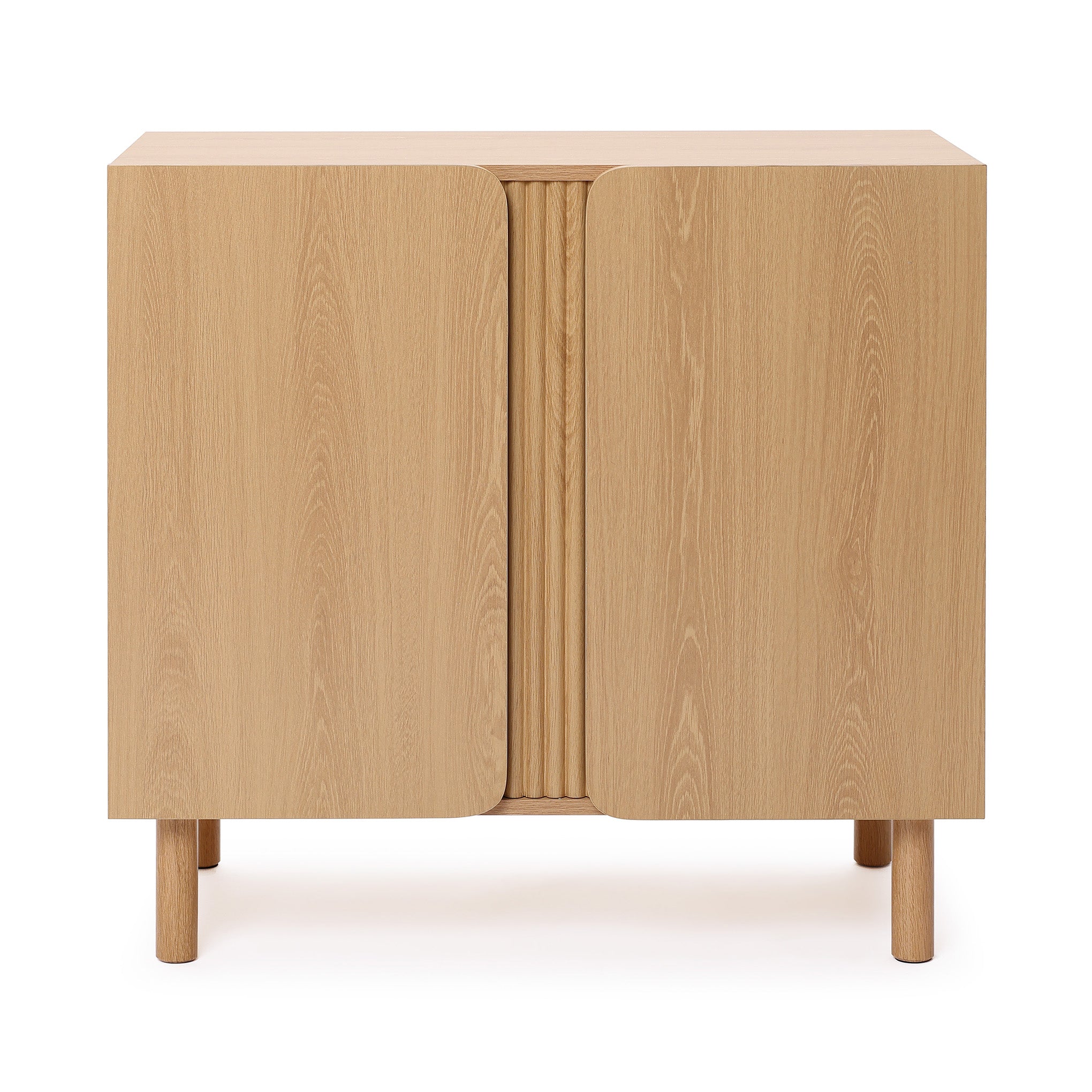 2-Door Zendic Wood Storage Cabinet, 31"