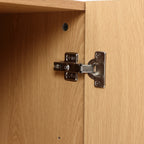 2-Door Zendic Wood Storage Cabinet, 31"