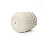 Dune Round Textured Mg0 Planter, Gradient Off-White, 14.5"